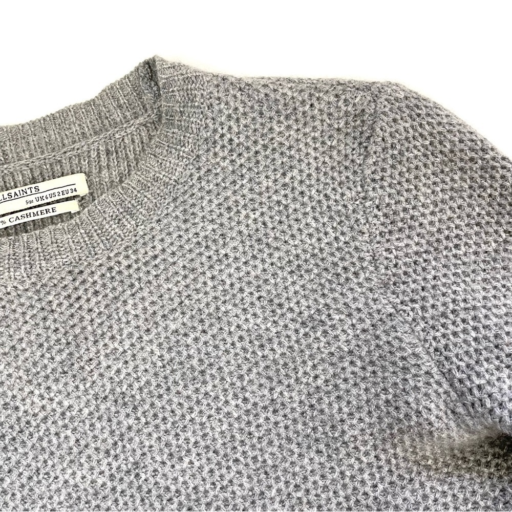 All Saints 100% Cashmere Char Boyfriend Jumper Sweater - Picture 14 of 15
